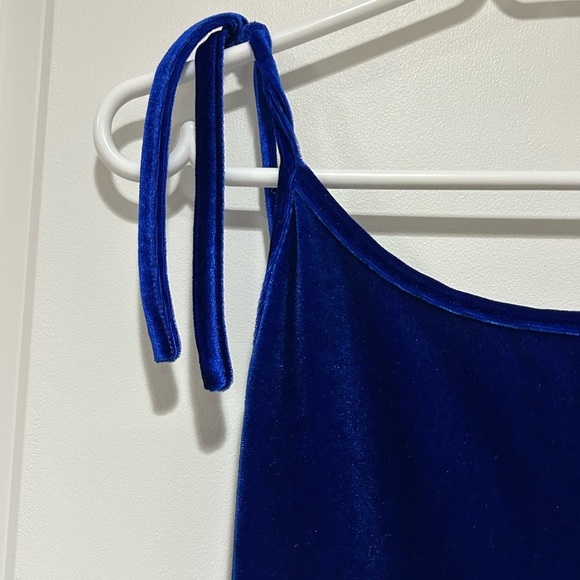 Blue long Slit Dress - Picture 5 of 8